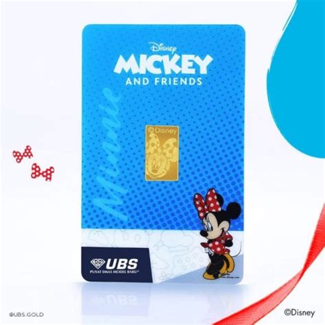 UBS 2g Bersertifikat 999 9 Edisi Disney Mickey And Friends Versi