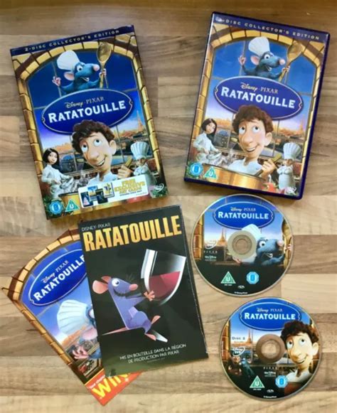 RATATOUILLE DISNEY Pixar 2 Disc Dvd Collectors Edition Inc Ltd Edit