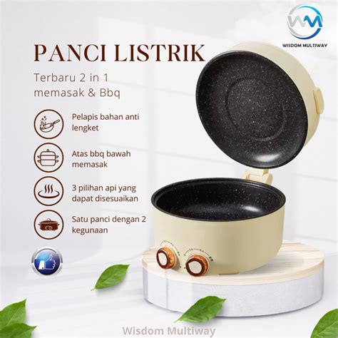 Jual Panci Elektrik 2 In 1 Multifungsi Mini Hot Pot Merebus Dan