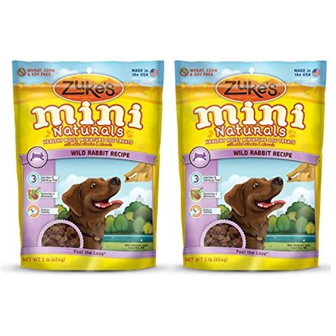 Zukes Mini Naturals Pzdat Healthy Moist Training Treats Wild Rabbit 1