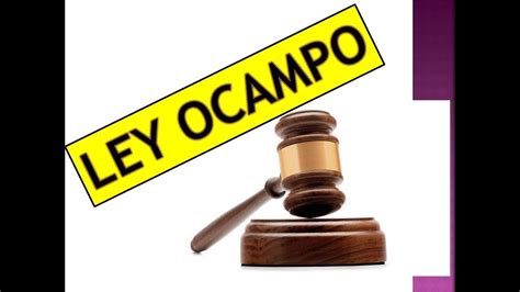 LEY OCAMPO YouTube