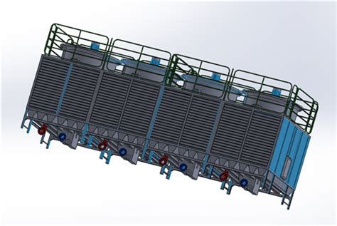 （2圆）冷却仪器（冷却塔）3d模型下载三维模型solidworks模型 制造云 产品模型