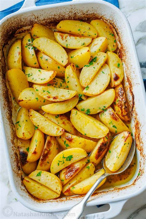 Greek Lemon Potatoes Recipe Natashaskitchen Comidasrusticas