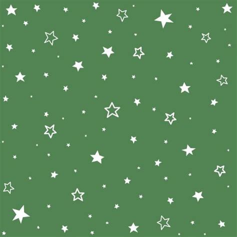 Green And White Stars Wallpaper Luxe Walls Removable Wallpapers