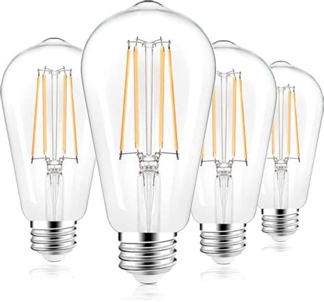 Homosum Dimmable Vintage Led Edison Bulbs W Equivalent W High