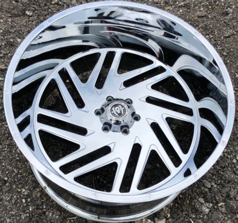 4 NEW 22X12 Hardcore HC11 Wheels Chrome 6x5 5 6x139 7 Chevy GMC 44 EBay