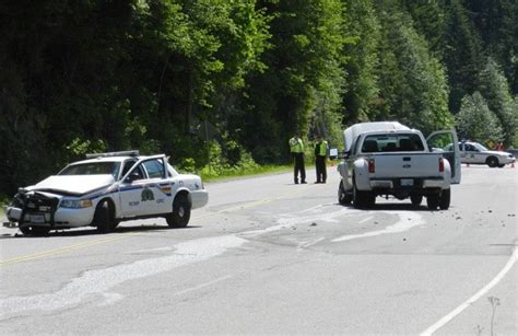 Updated Video Rcmp Cruiser Involved In Hope Crash Hope Standard