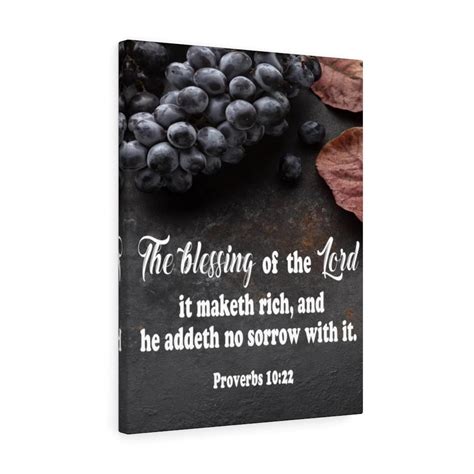 Scripture Walls The Blessing Of The Lord Proverbs 10 22 Scripture Bible