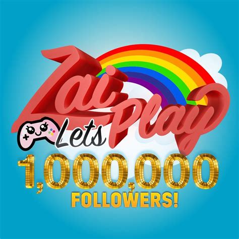 Zai Lets Play Logo Design For Her 1000000 Followers Unique Logo