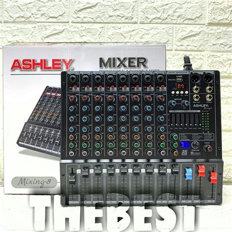 Jual Mixer Ashley Mixing Original Channel Usb Interface Bluetooth