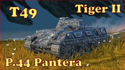 T P Pantera Tiger Ii Wot Blitz Uz Gaming Youtube