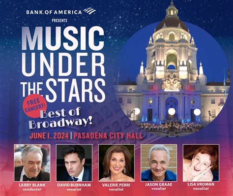 Jun 1 Pasadena Symphony And Pops Music Under The Stars Best Of