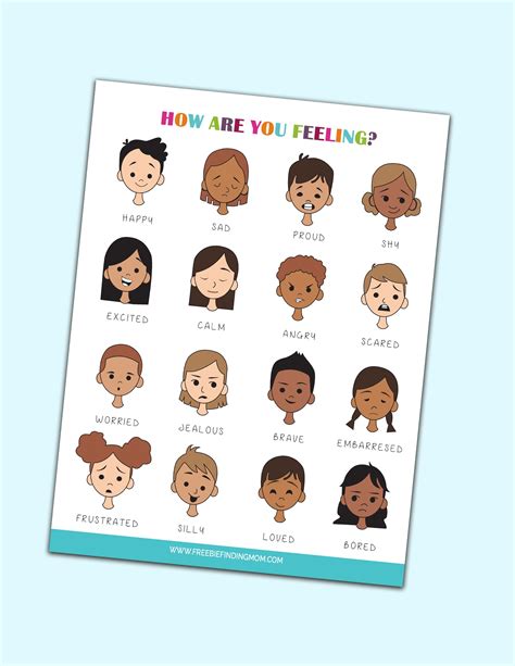 Best Printable Feelings Chart Feelings Chart Emotion Off