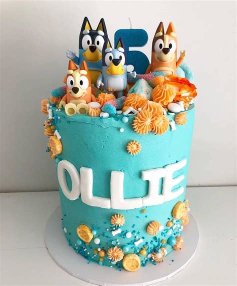 Bluey birthday cake | 6th birthday cakes, Puppy birthday cakes ...