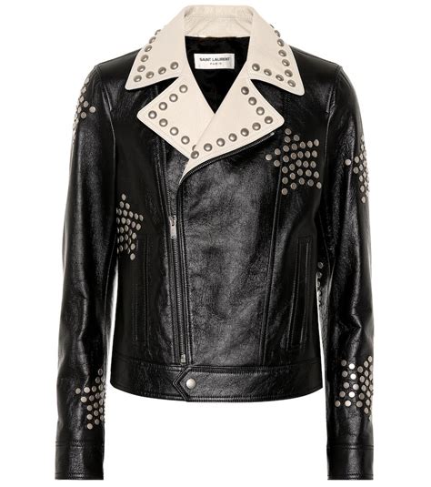 Studded Leather Biker Jacket Editorialist