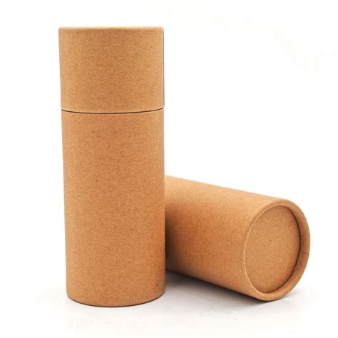 Custom Food Grade Biodegradable Round Cylinder Kraft Cardboard Paper