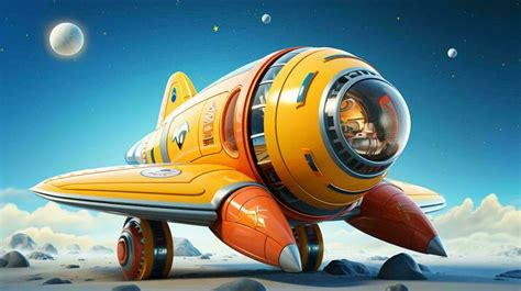 Cartoon Space Ship Stock Photos, Images and Backgrounds for Free Download