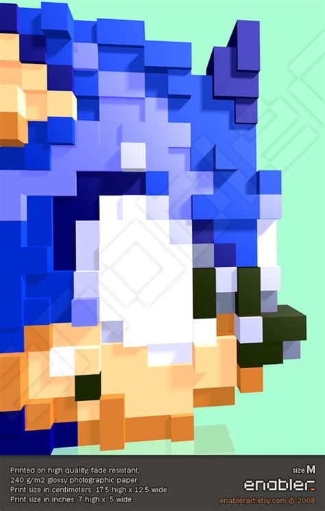 8 Bit Sonic The Hedgehog Grid