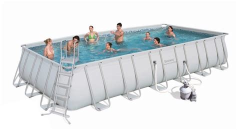 Каркасный прямоугольный бассейн Bestway 732 см х 366 см х 132 см, 31820 ...