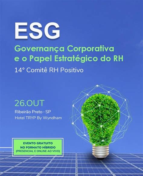 Esg Governança Corporativa E O Papel Estratégico Do Rh Eventos Rh