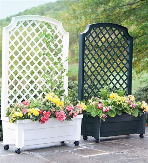 Self Watering Planter Trellis Planter Trellis Fence Planters