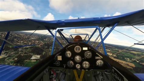 Stearman Over Toulouse Videos Streams Microsoft Flight Simulator