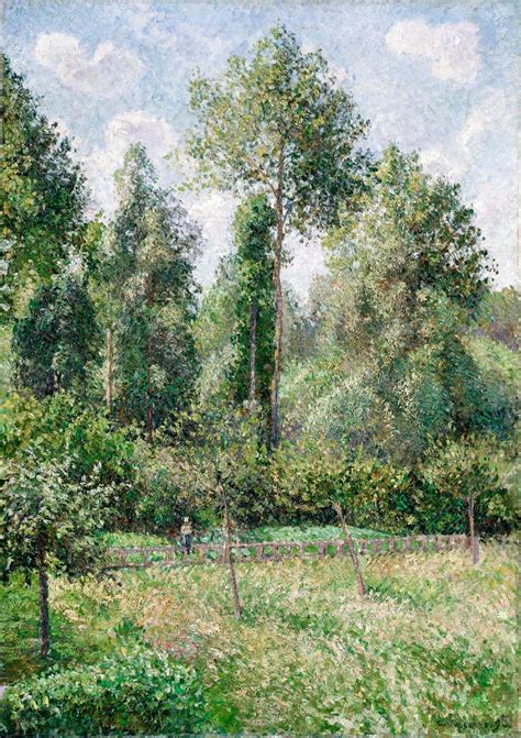 Poplars Ragny Camille Pissarro Free Photo Illustration