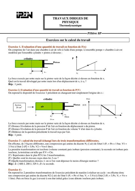 580678083 Thermodynamics Lessons And Solutions Exercices Sur Le