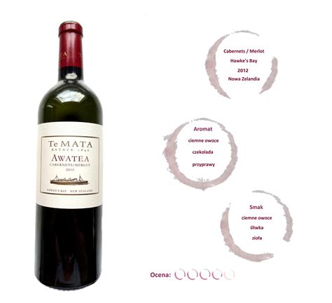 Wino Czerwone Wytrawne Te Mata Awatea Cabernets Merlot