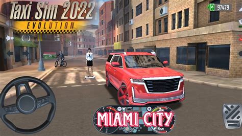 Cadillac Escalade Suv Taxi Private Taxi Sim Driving Miami City