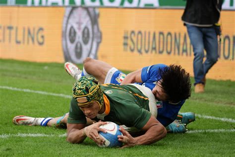 Springboks Bounce Back With Strong Statement Win Over Italy