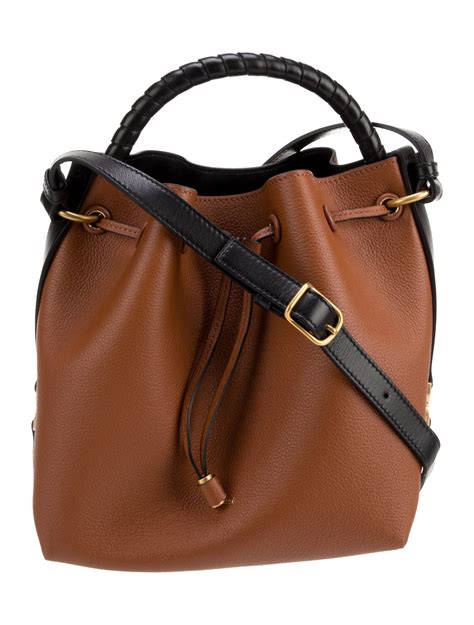 Strathberry Gold Toned Leather Shoulder Bag Brown Shoulder Bags