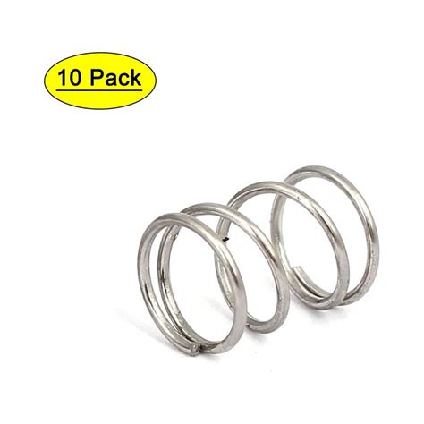 0 7mmx8mmx10mm 304 Stainless Steel Compression Springs 10pcs Walmart