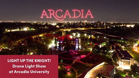 Drone Light Show At Arcadia University Homecoming Full Video Youtube