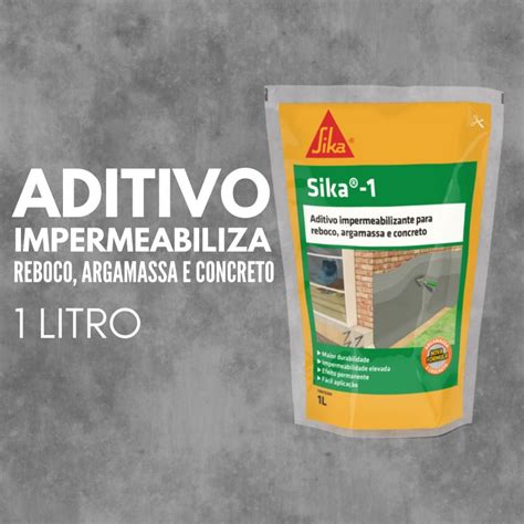 Sika Aditivo Impermeabilizante Para Argamassa E Concreto Shopee Brasil