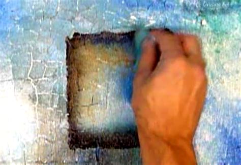 Easy Painting Techniques By Peter Dranitsin Using Crackle Paste Medium