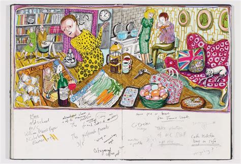 Book Captures The Evolution Of Grayson Perry S Famed Class Tapestries Grayson Perry Sketch