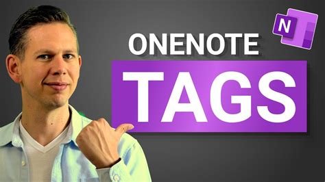 Slim Werken Met Tags In Microsoft Onenote Youtube