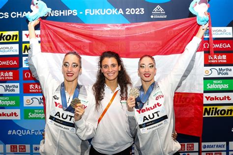 Sterreichischer Schwimmverband Wm Gold F R Anna Maria Und Eirini