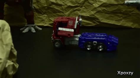 Transformers Kingdom Optimus Prime Stop Motion Youtube