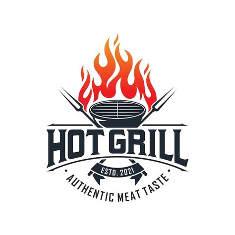 Premium Vector Barbecue Grill Logo