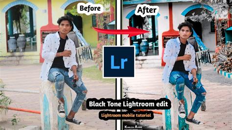 Black Tone Photo Editing Lightroom Se Photo Edit Kaise Karte Hai