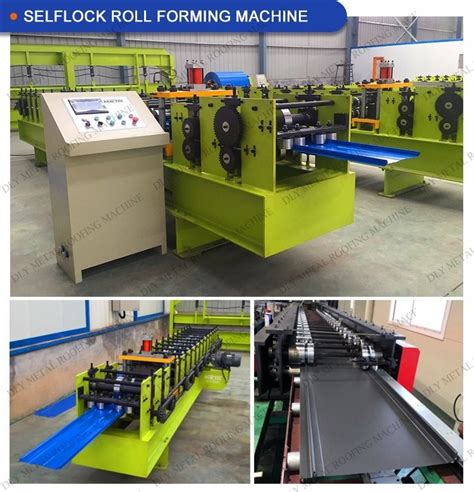 Metal Pencil Ribs Snap Lock Machine 11kw Standing Seam Profiling Machine