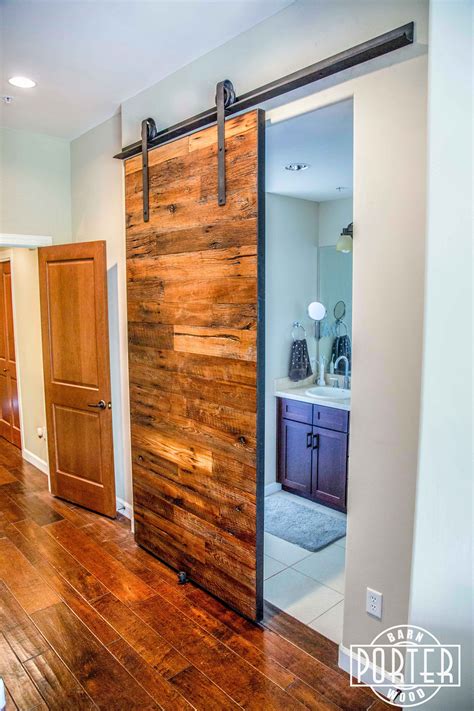 Rough Sawn Sliding Door Porter Barn Wood