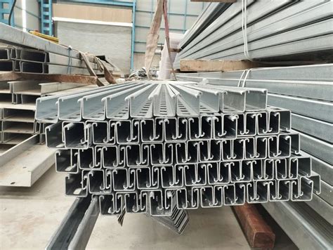 Slotted Non Slotted Pre Galvanized Strut Channel Size X X At