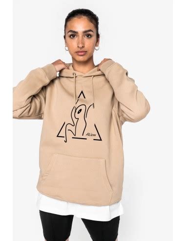 Sweat shirt à capuche mixte 350g m2 Personnalisation Aliem