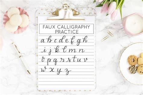 Faux Calligraphy Alphabet Worksheets 100 Worksheets That Are Perfect