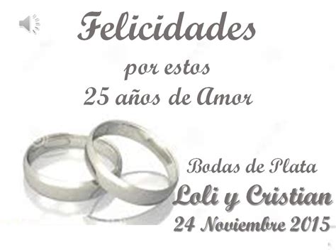 Powerpoint Recuerdo De Nuestras Bodas De Plata Youtube