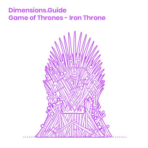 Iron Throne Dimensions & Drawings | Dimensions.com