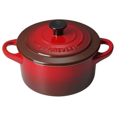 Mini Cocotte Topf Le Creuset Kirschrot 10 Cm Kochexperte